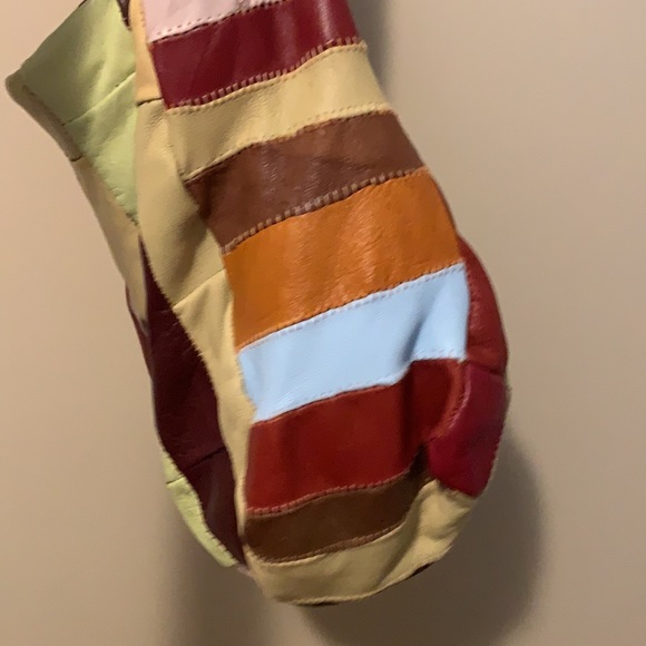 Indie/boho color-block bag - Picture 5 of 5